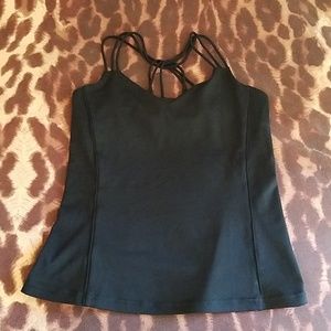 Alo Strappy Yoga Top with Shelf Bra